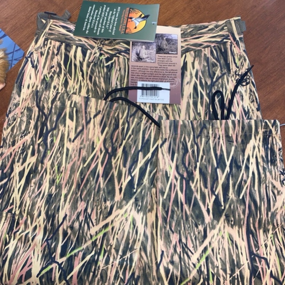 M2D Shooting or Hunting Grassland Duck Camouflage Men’s New wt Tags Camo Pants - Picture 1 of 10